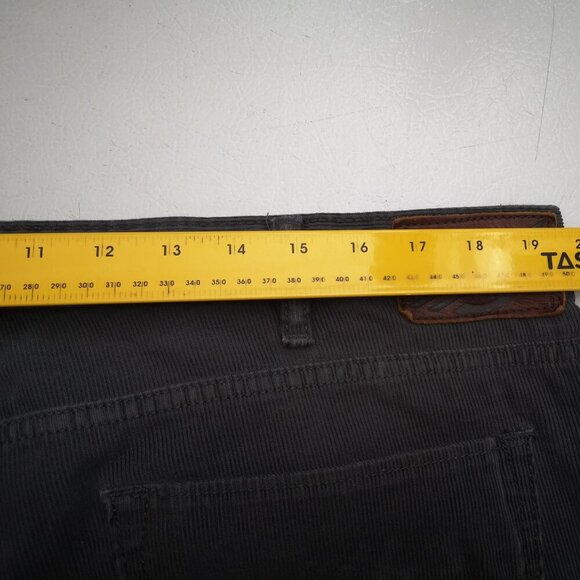 Dockers Men's Size 38/32 Dark Grey Straight Fit Corduroy Pants - Picture 14 of 16